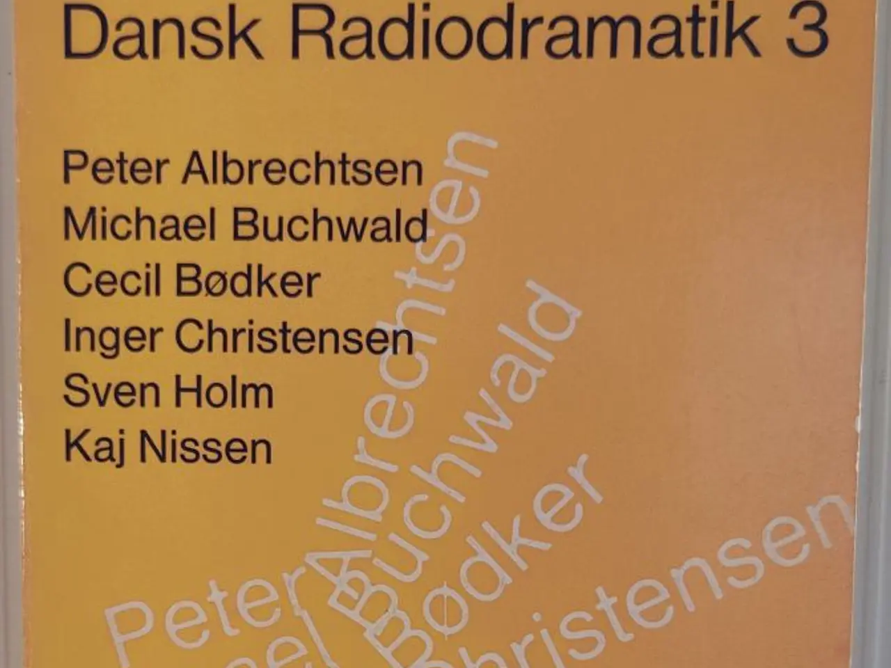 Billede 1 - Jørgen Claudi (Red): Dansk radiodramatik 3