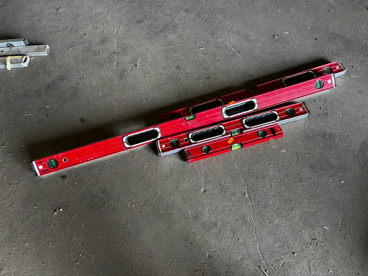 Billede 1 - 4 stk. vaterpas WÜRTH ZEBRA