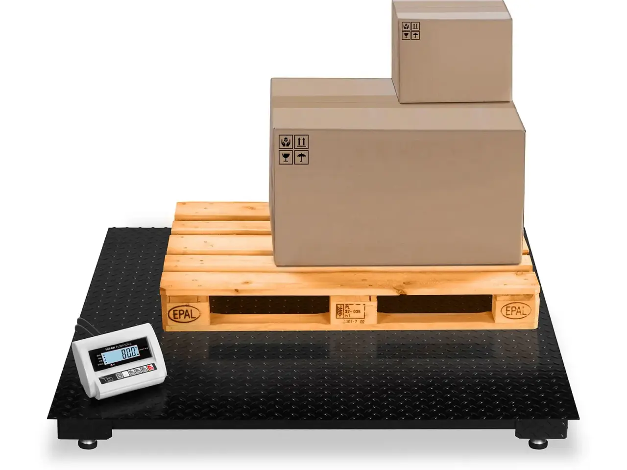 Billede 1 - Gulvvægt – 5 t / 2 kg – LCD
