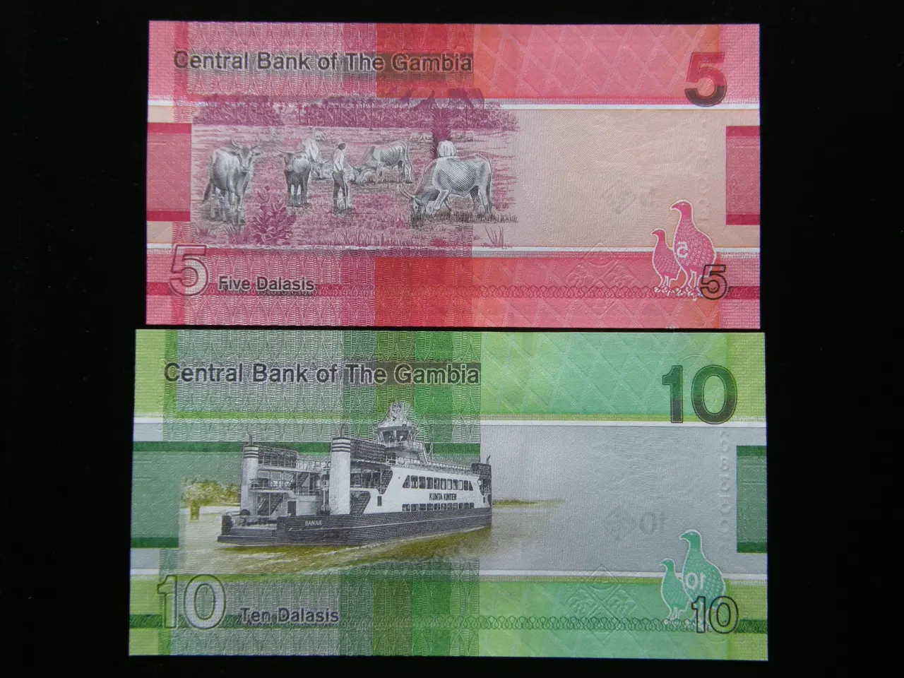 Billede 3 - Gambia   5 Stk.  Unc.