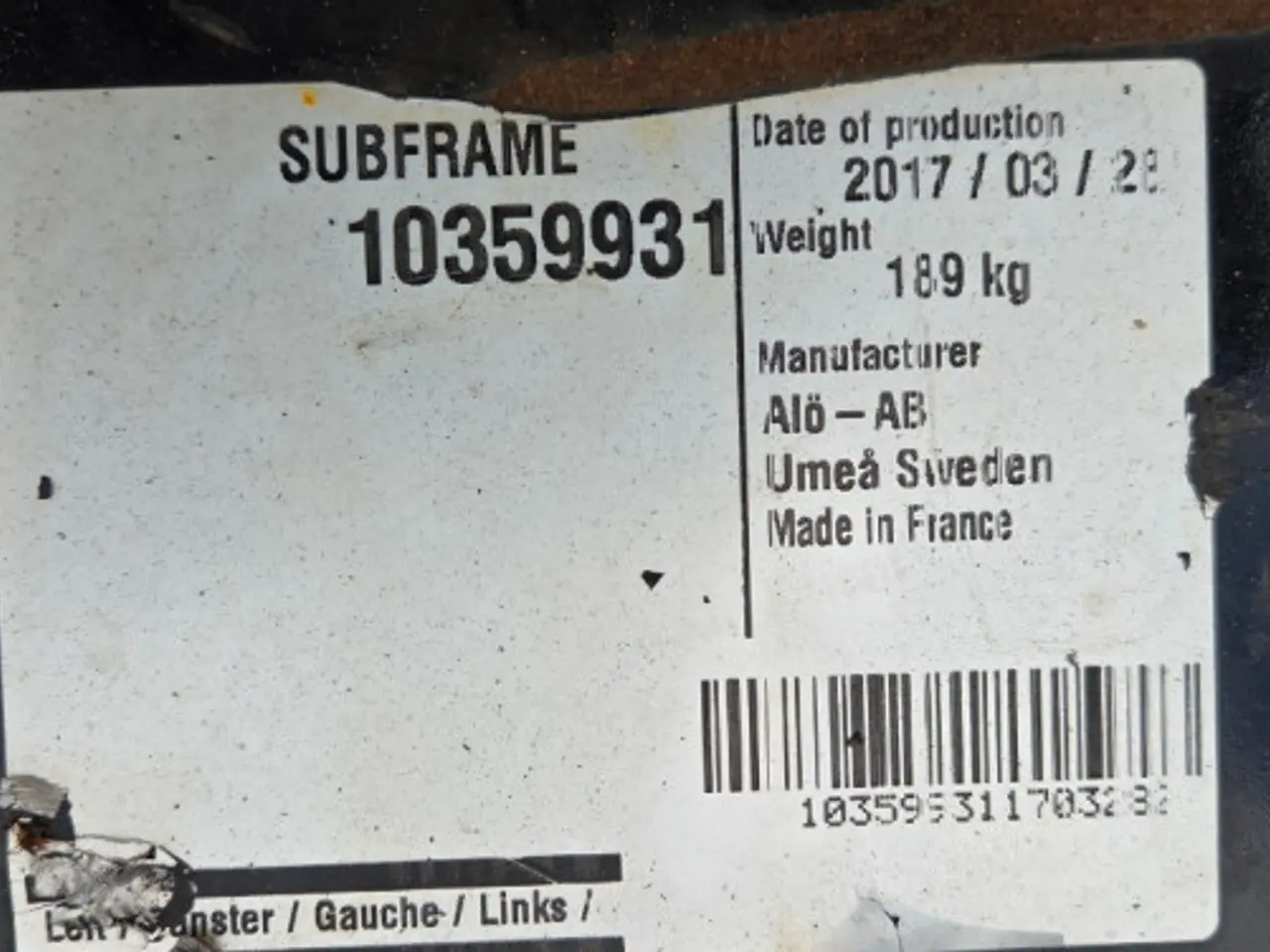 Billede 5 - Massey Ferguson 6290 Frontlæsser Beslag Sæt 10359931