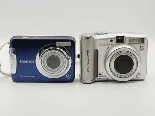 ⭐️· Canon PowerShot A480 og Canon PowerShot A700