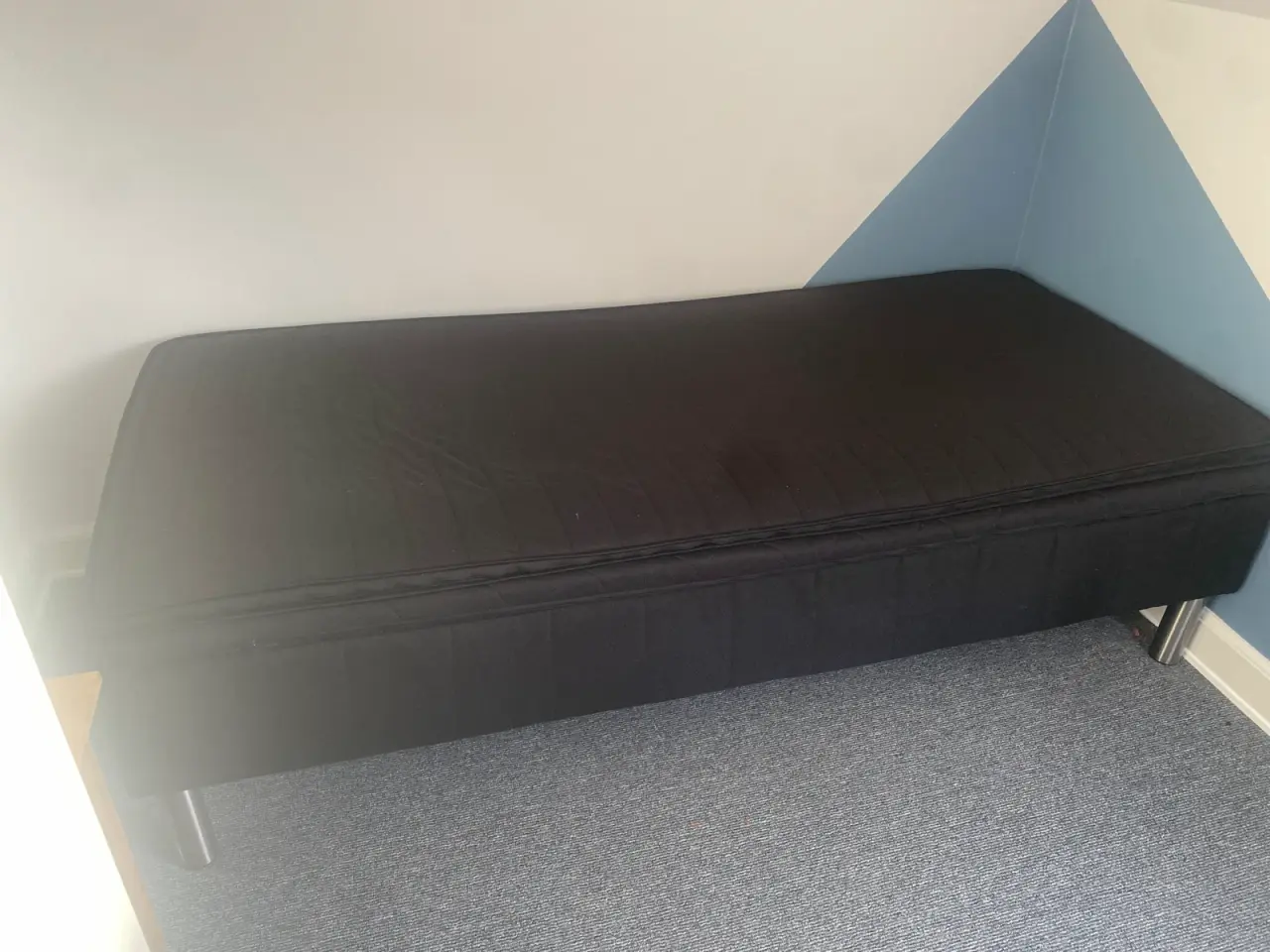 Billede 1 - Sort boksmadras 90 x 200 cm