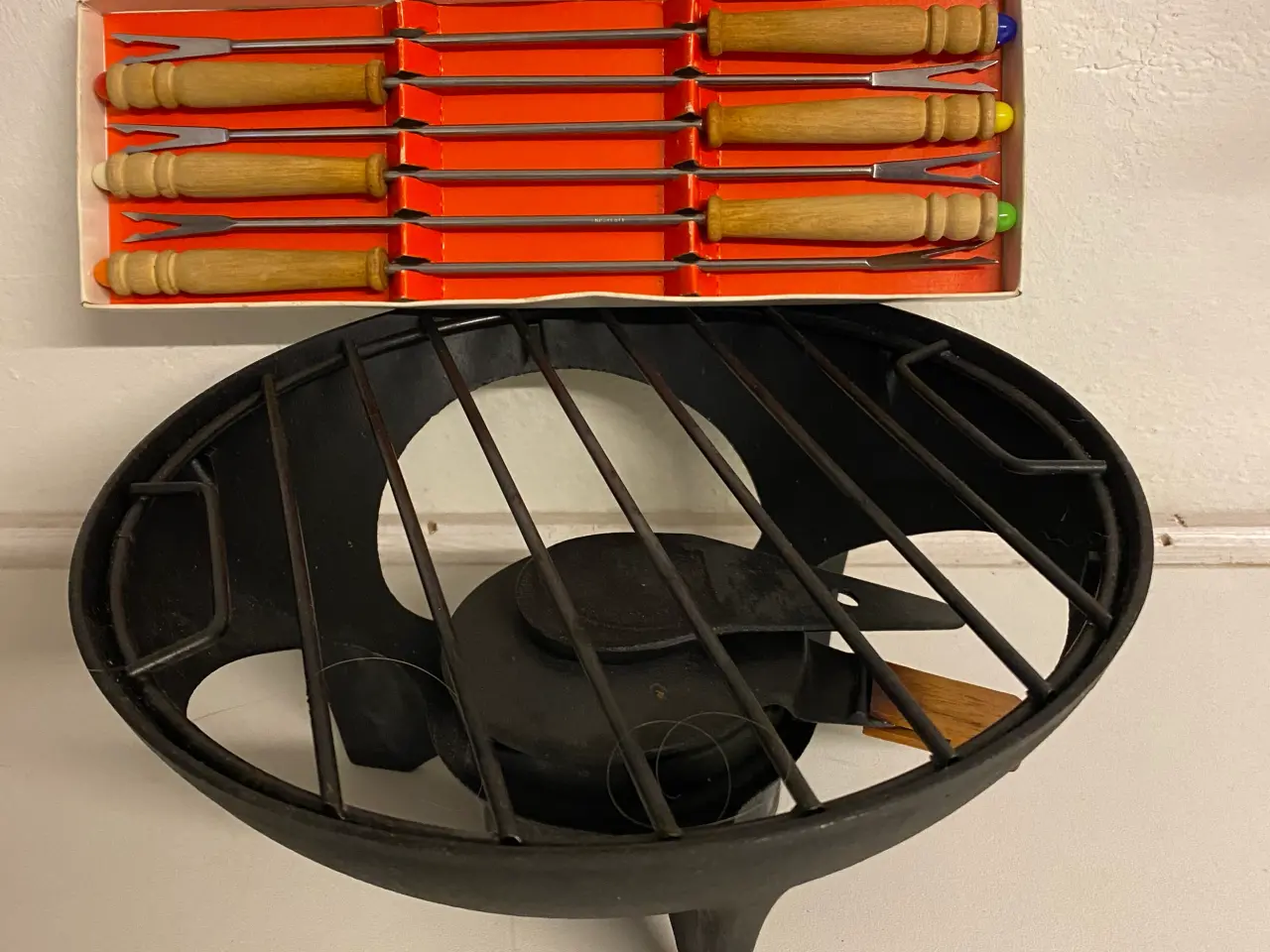 Billede 4 - Fondue sæt, støbejern
