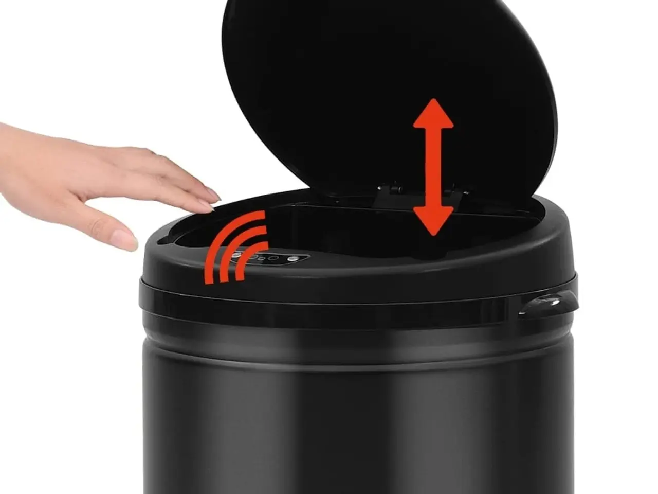 Billede 2 - Affaldsspand med sensor 30 l - sort