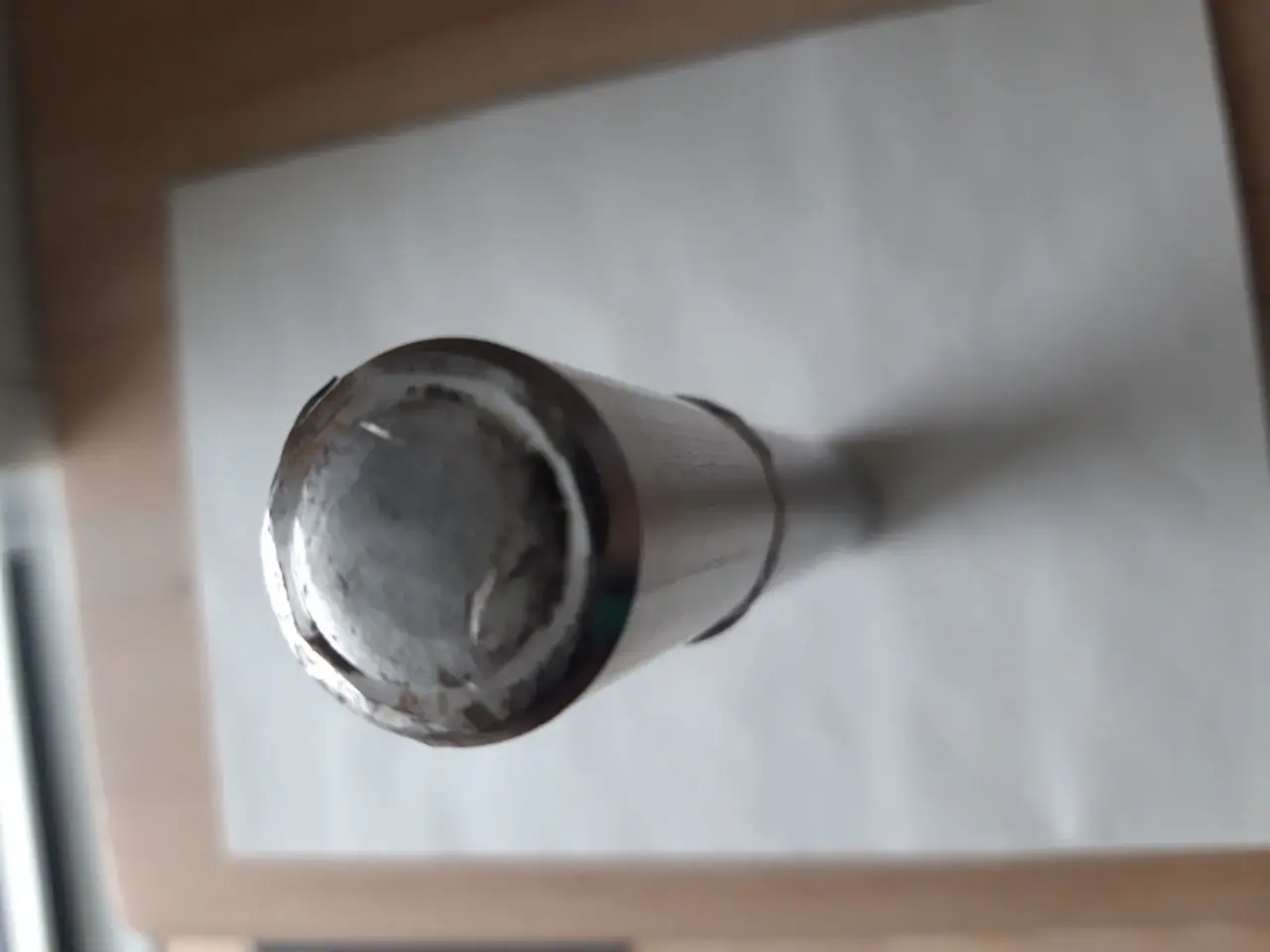 Billede 3 - Nedslagningsrør, camping, håndlavet stålrør,15cm