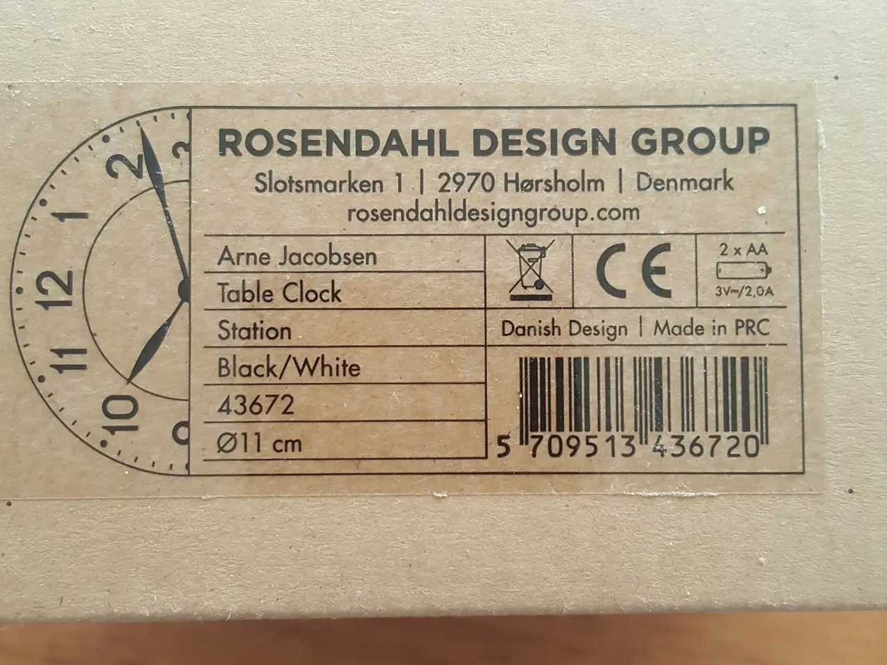 Billede 3 - arne jacobsen table clock