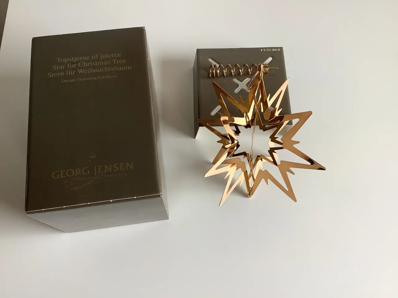 Billede 3 - Georg Jensen forgyldt topstjerne 180 mm