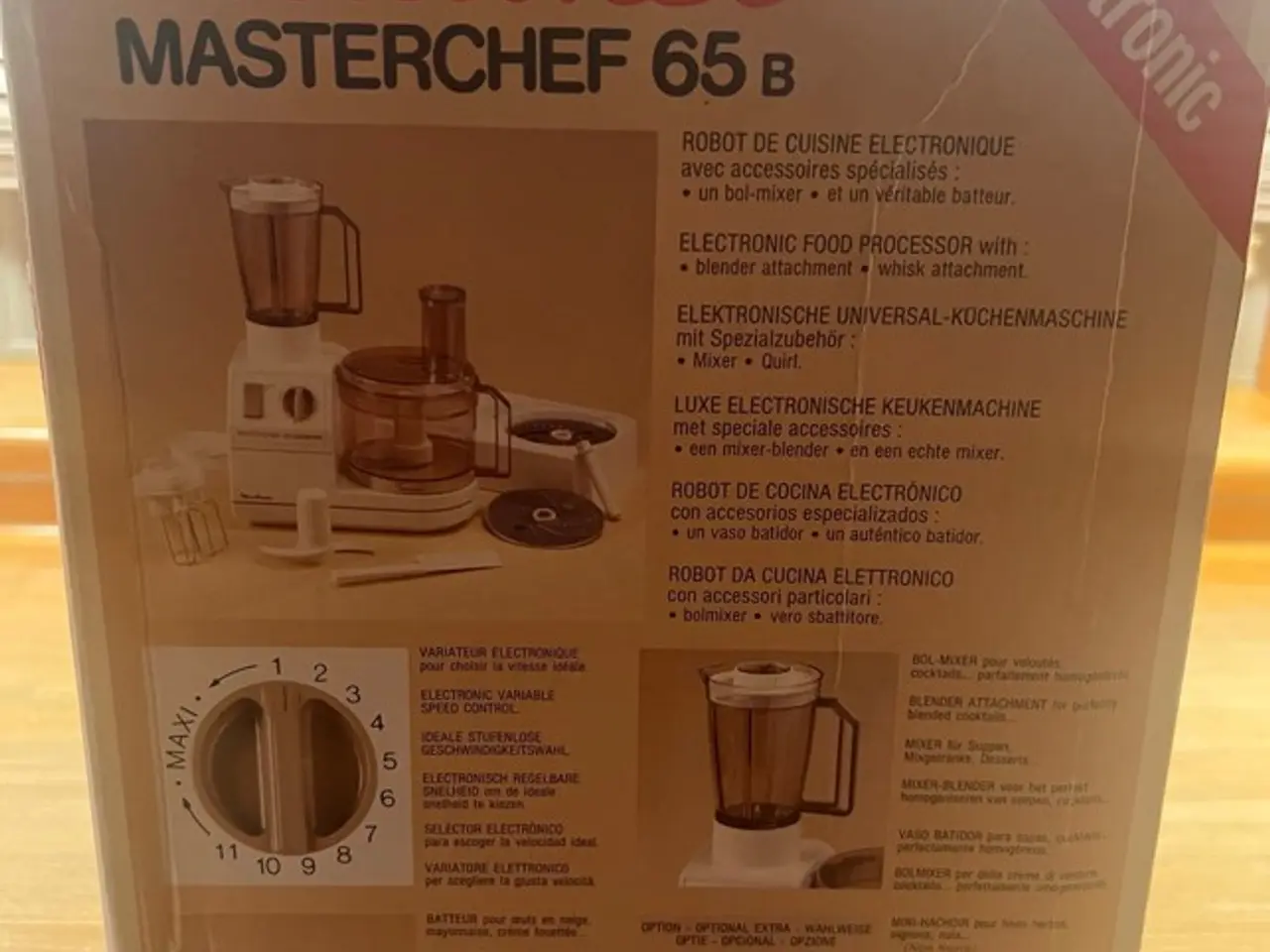 Billede 5 - Ældre Moulinex Masterchef 65 B foodprocessor