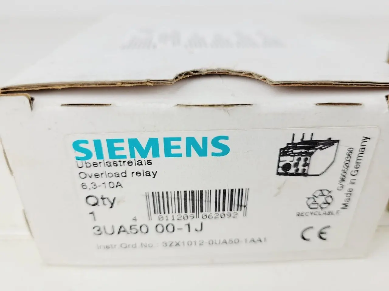 Billede 3 - Siemens 3UA50 00-1J overbelastningsrelæ