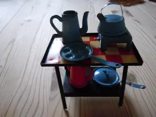 Retro Tekno dukkehus møbler