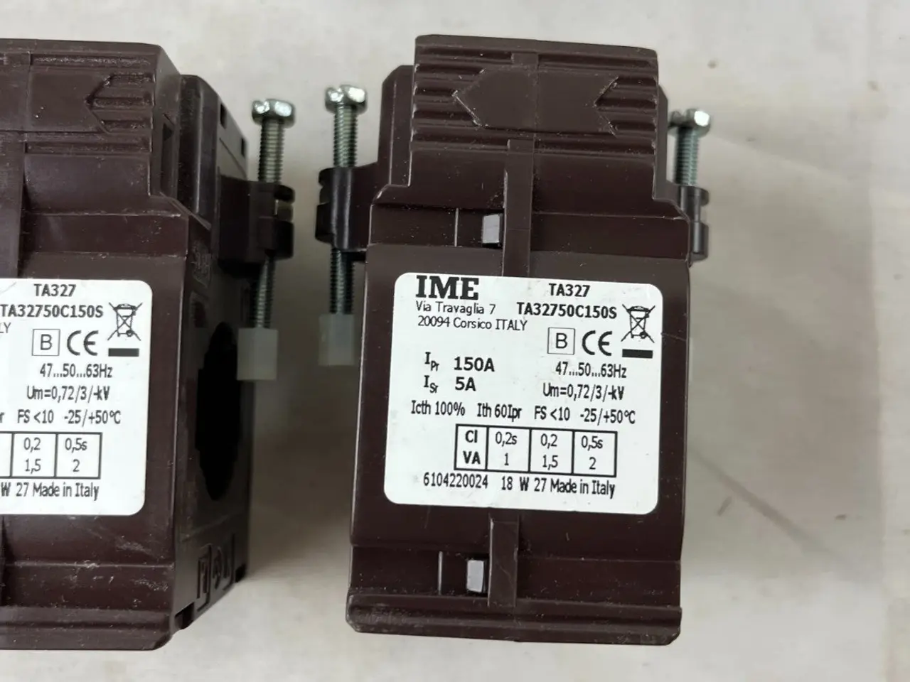 Billede 6 - IME TA327 TA32750C150S strømtransformer 150/5A 3x