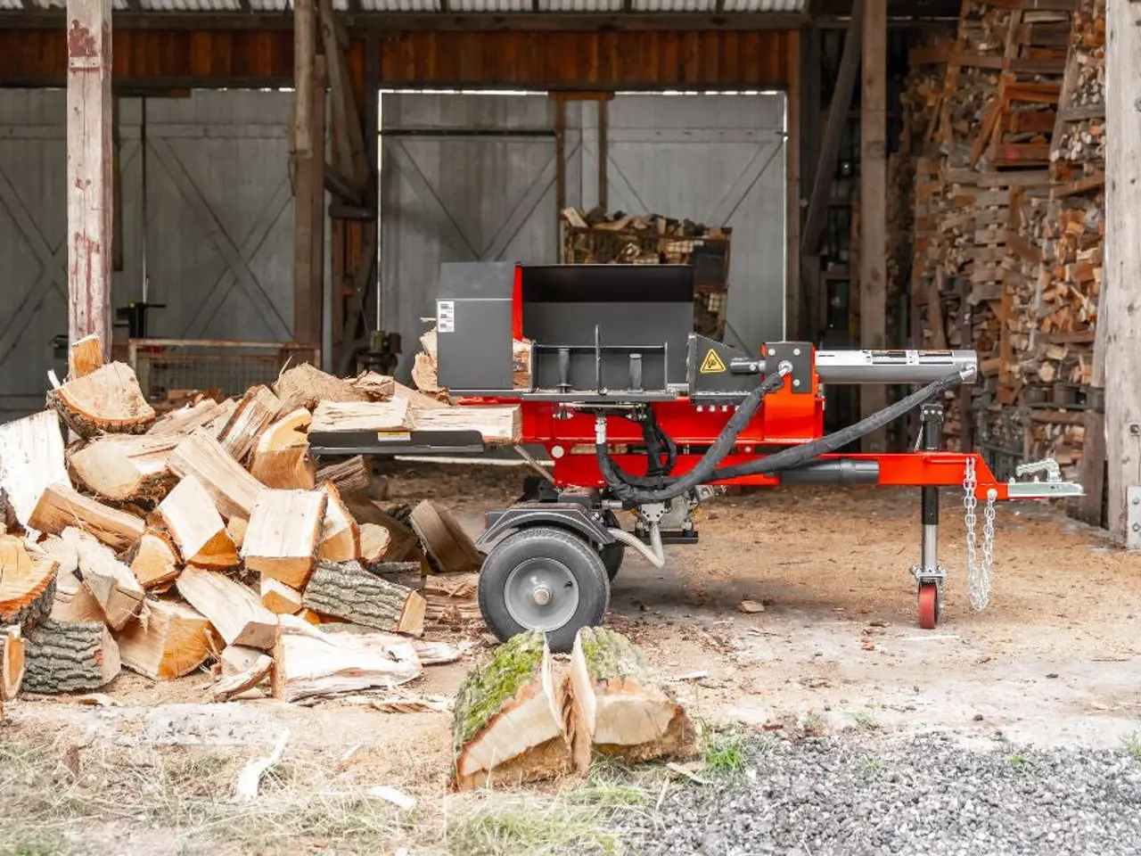 Billede 4 - WoodMaster CWM22B – 22 ton benzin brændekløver (vandret)