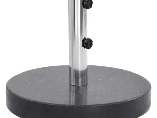 Parasolfod granit 30 kg rund sort