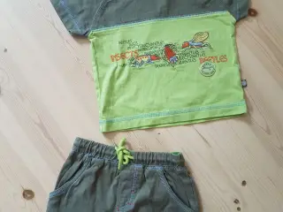Super sødt short/t-shirt sæt str 74