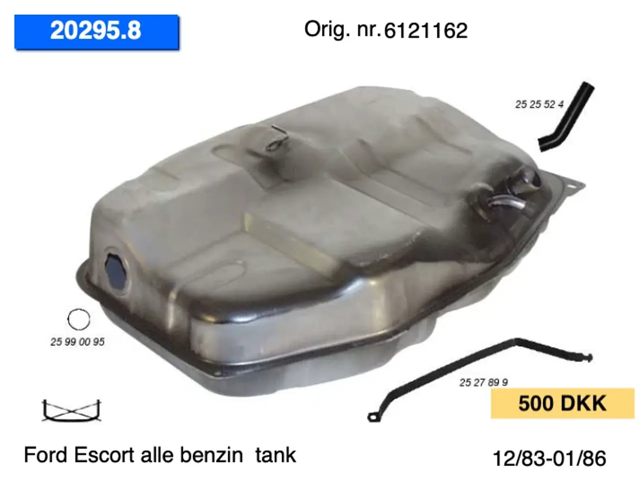 Billede 2 - Ford Escort (85-00) tanke