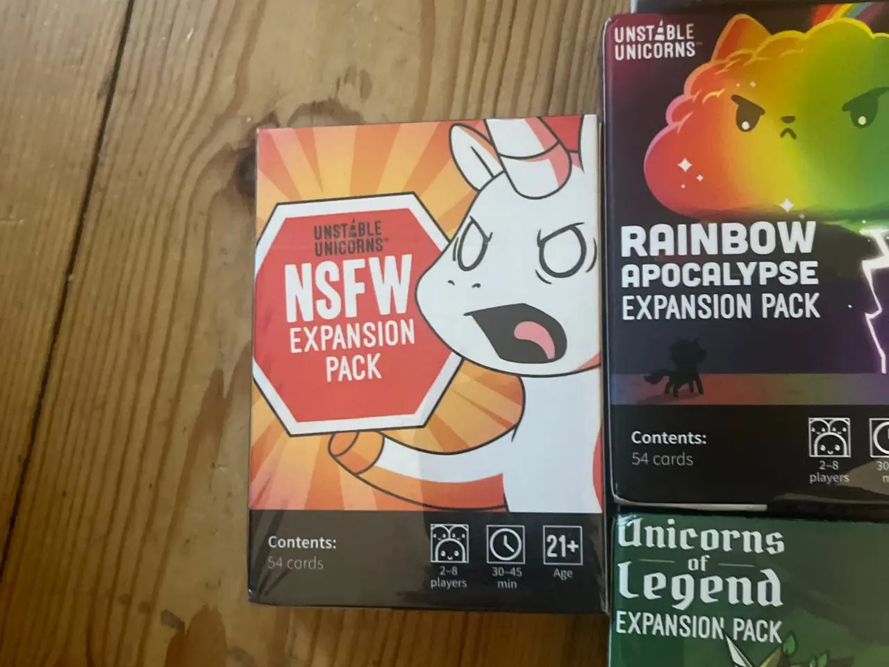 Billede 3 - Unstable Unicorns brætspil med 7 expansion packs