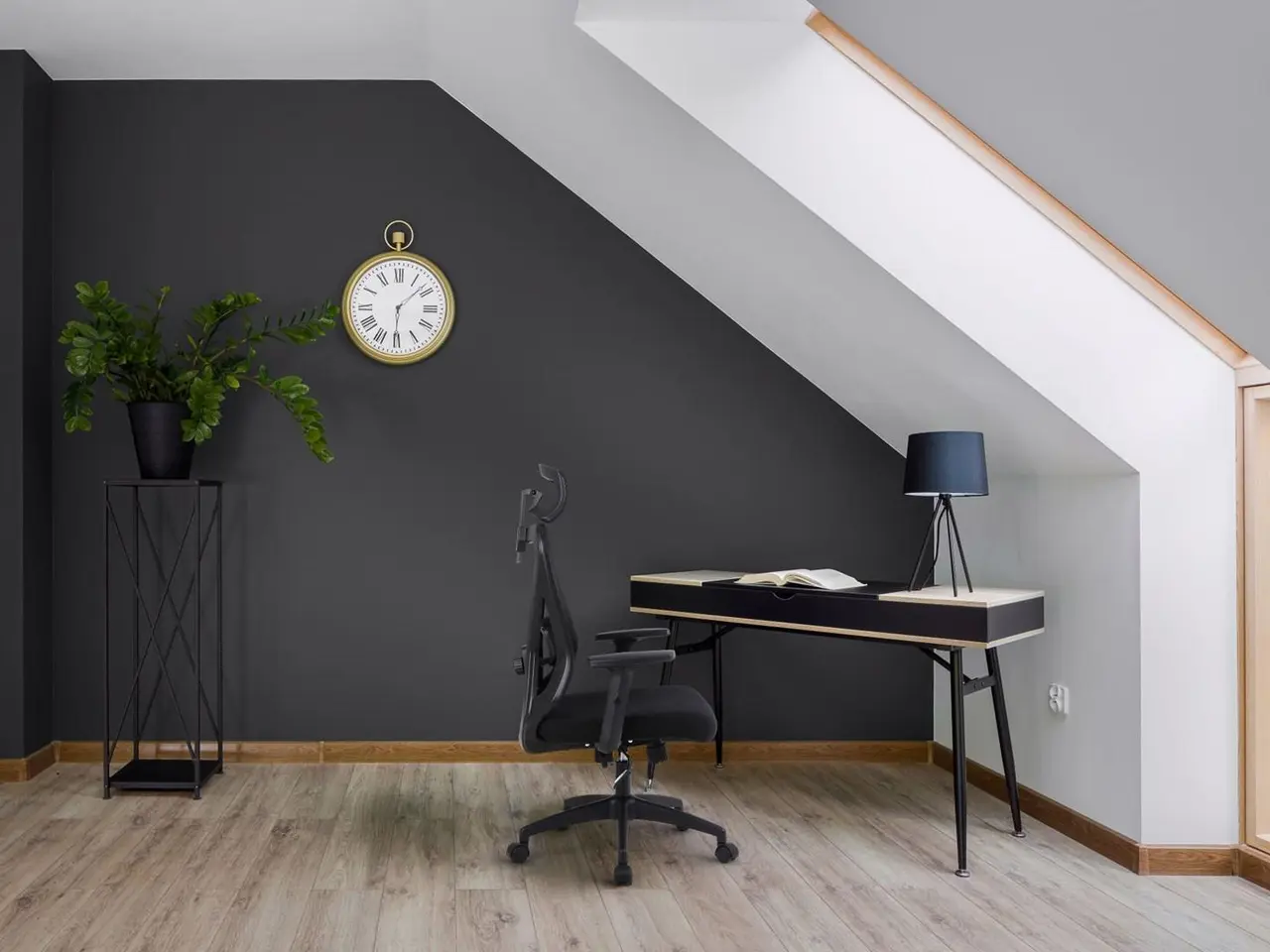 Billede 2 - Activejet T5 ergonomisk kontorstol - sort mesh, justerbar