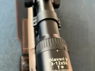 Zeiss Diavari V 3-12x56 T* m. belyst sigte