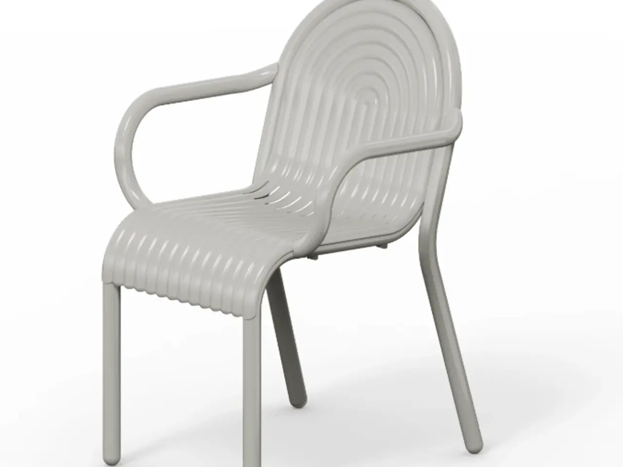 Billede 1 - Groove Arm Chair TOM DIXON Str.: L55.1 x W57.2 x H81.6 x SH45.5 cm