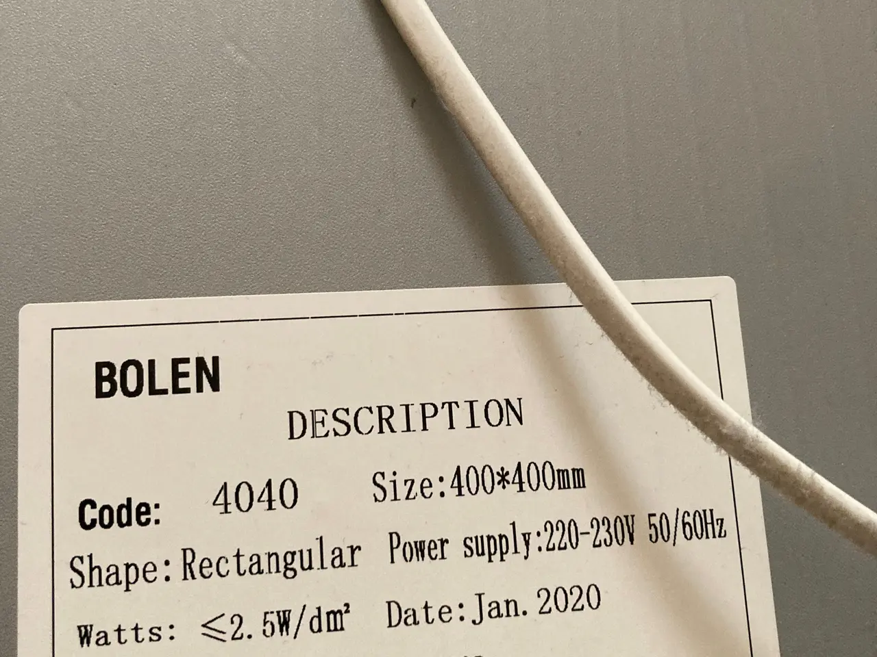 Billede 2 - LedSpejl med antidug og lys