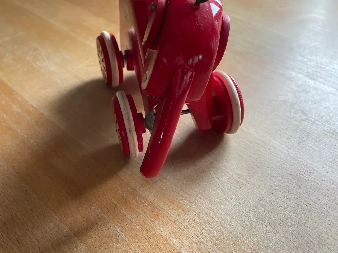 Billede 4 - BRIO retro rød træ elefant