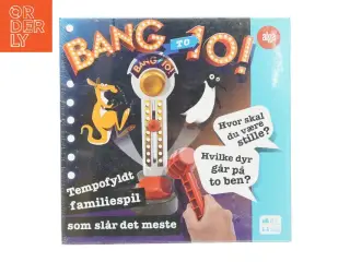 Ubrugt brædtspil: Bang to 10! (str. 28 x 28cm)