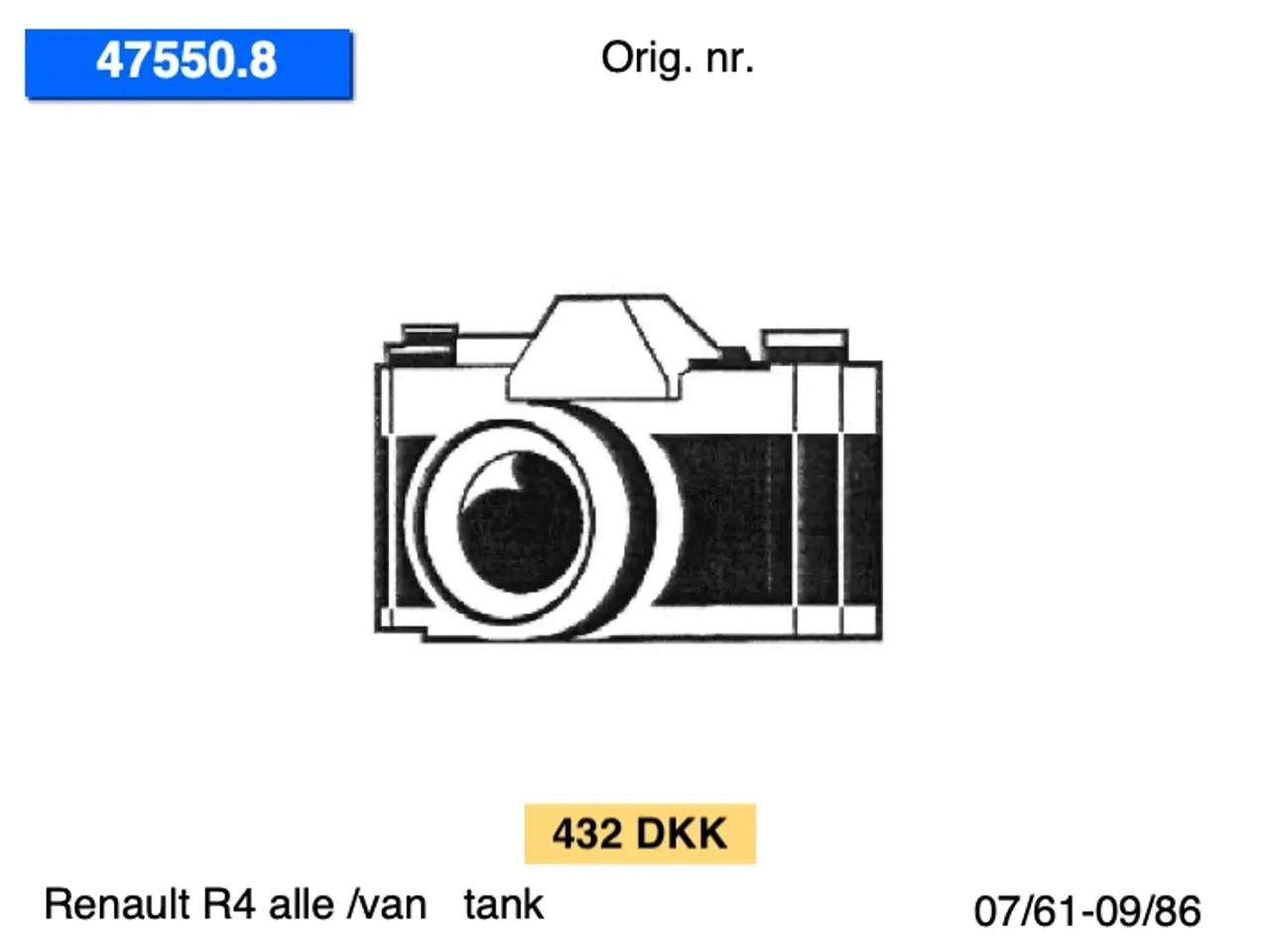 Billede 1 - Renault tanke
