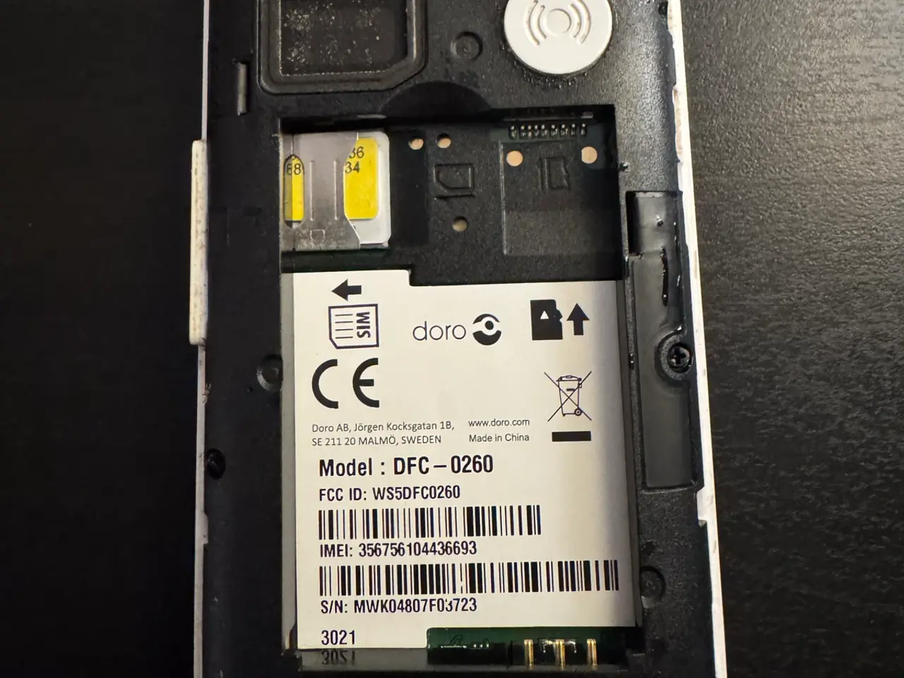 Billede 6 - Doro 6621 mobiltelefon