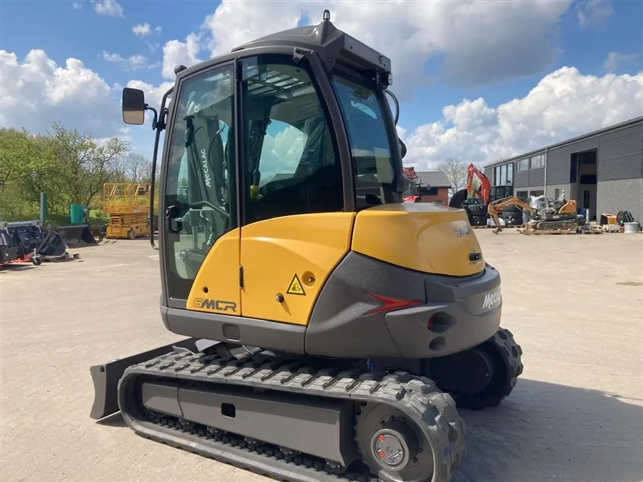 Billede 2 - Mecalac 6 MCR 6 tons kompact minigraver på gu.bånd