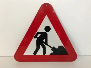 Lille 'gravearbejde' skilt