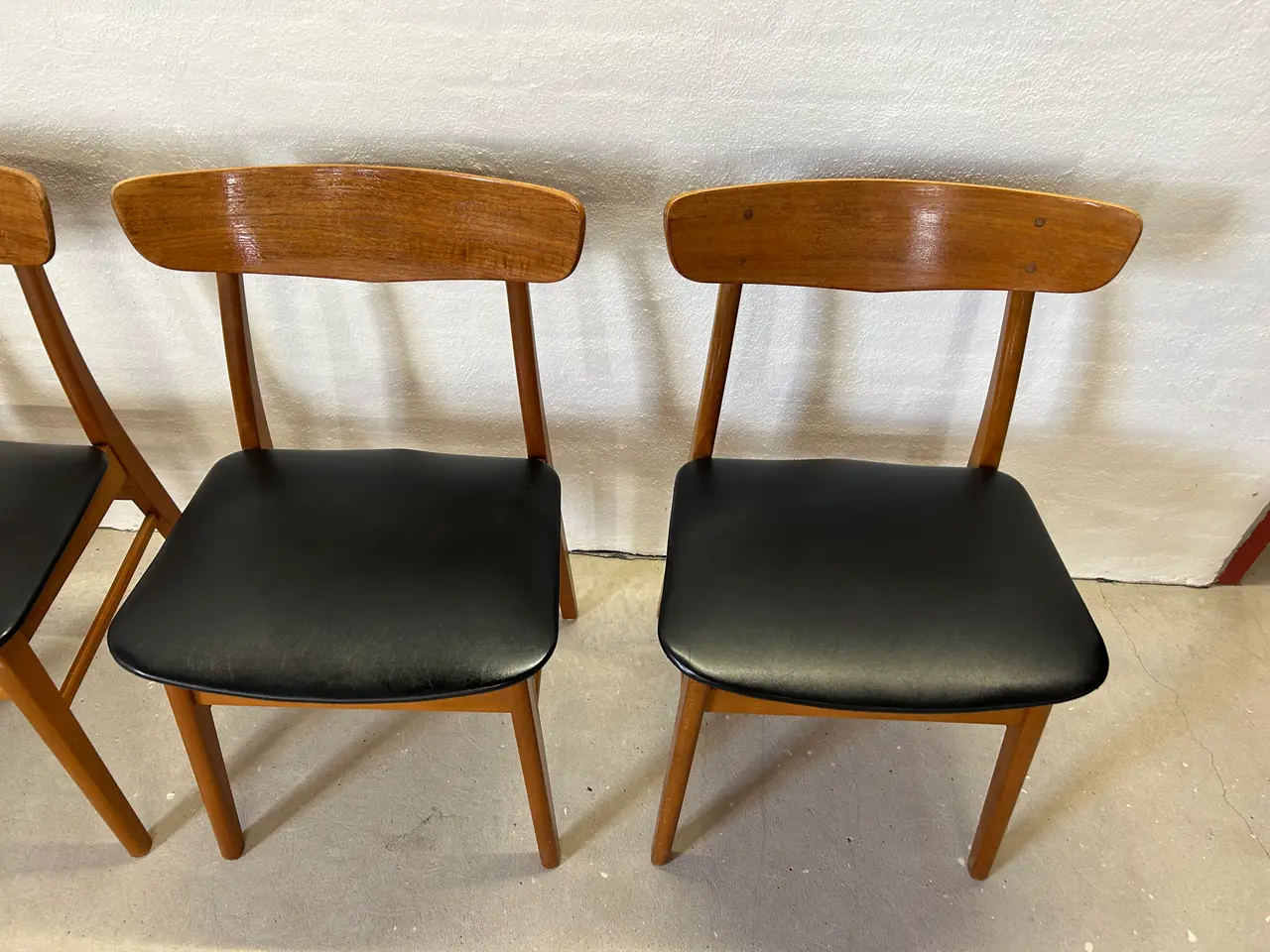 Billede 3 - 4 Farstrup klassiske retro spisebordsstole i teak