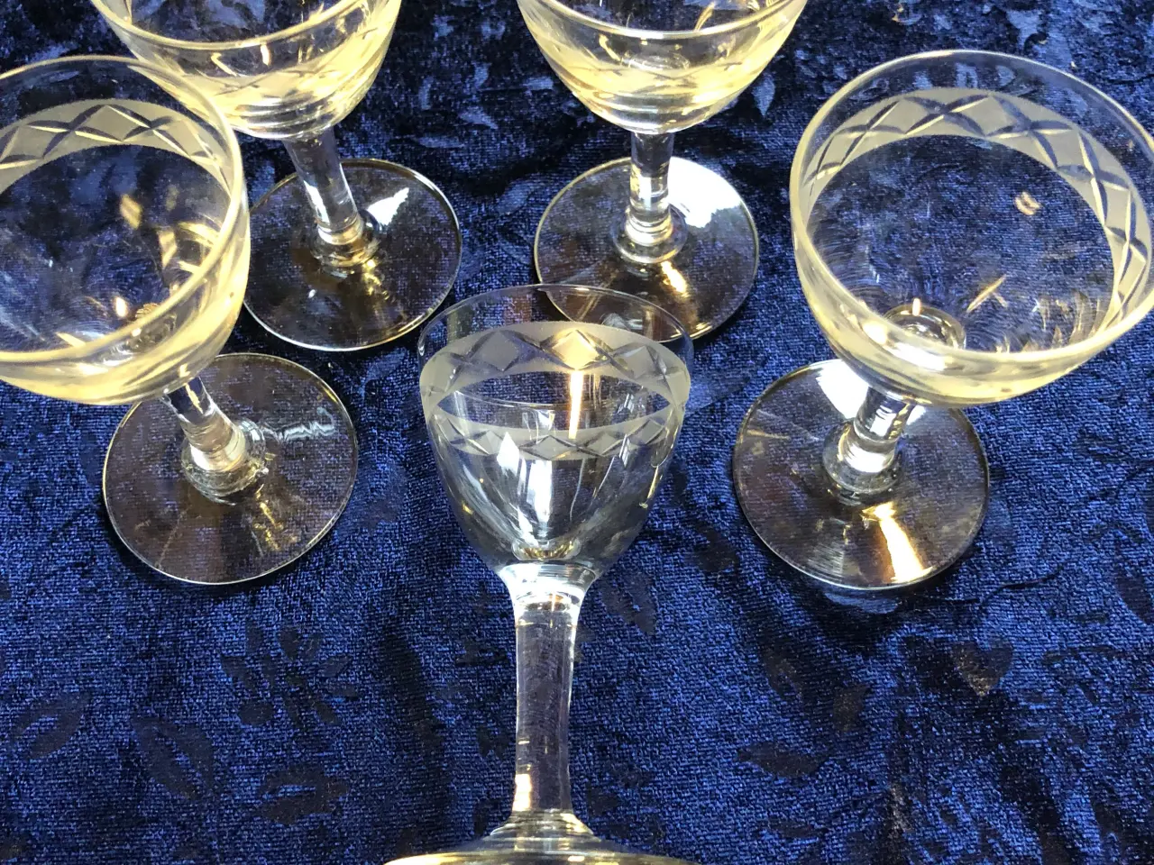 Billede 1 - Holmegård snapseglas 5 stk. 