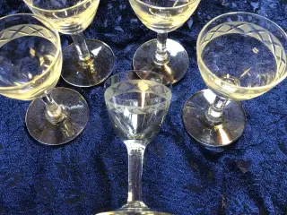 Holmegård snapseglas 5 stk.
