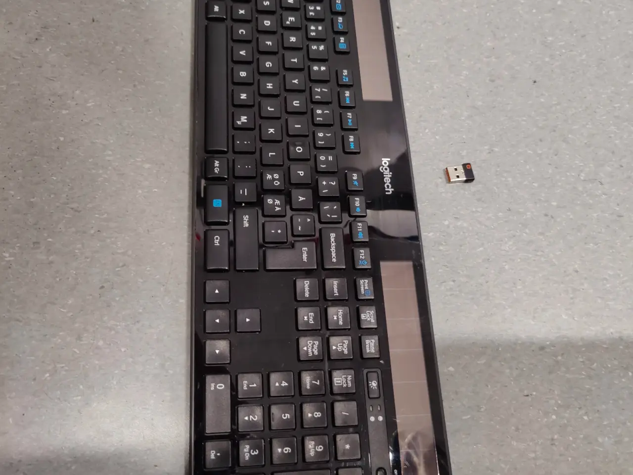 Billede 2 - Logitech k750 solcelle tastatur