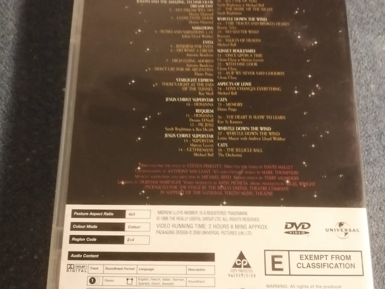 Billede 2 - Andrew Lloyd Webber - The Royal Albert Hall Celebr