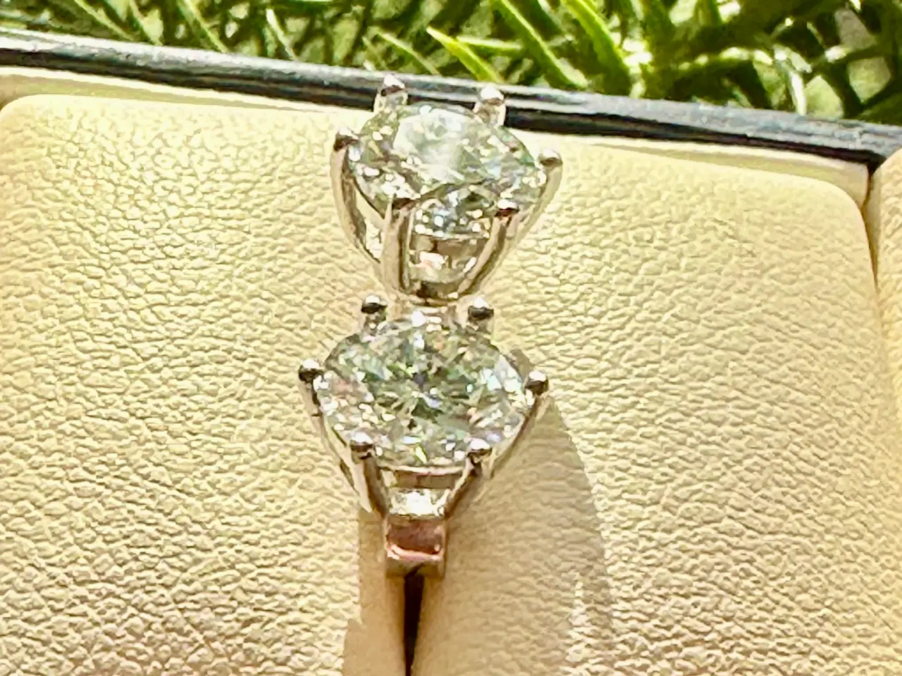 Billede 10 - Nye sølvørestikker med 1 eller 2 karat moissanite.