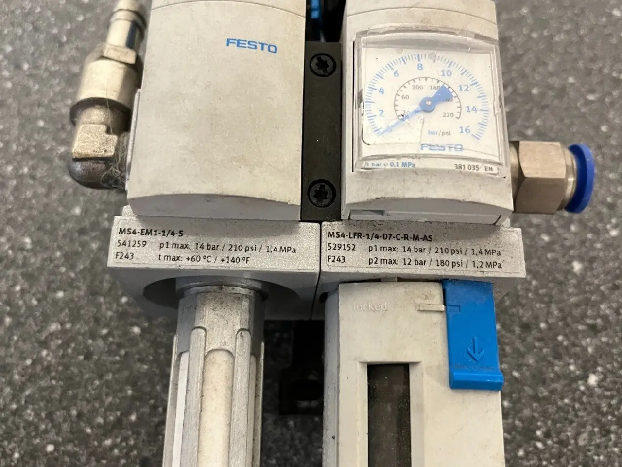Billede 4 - Festo MS4-EM1-1/4-S & MS4-LFR-1/4-D7-C-R-M-AS Air