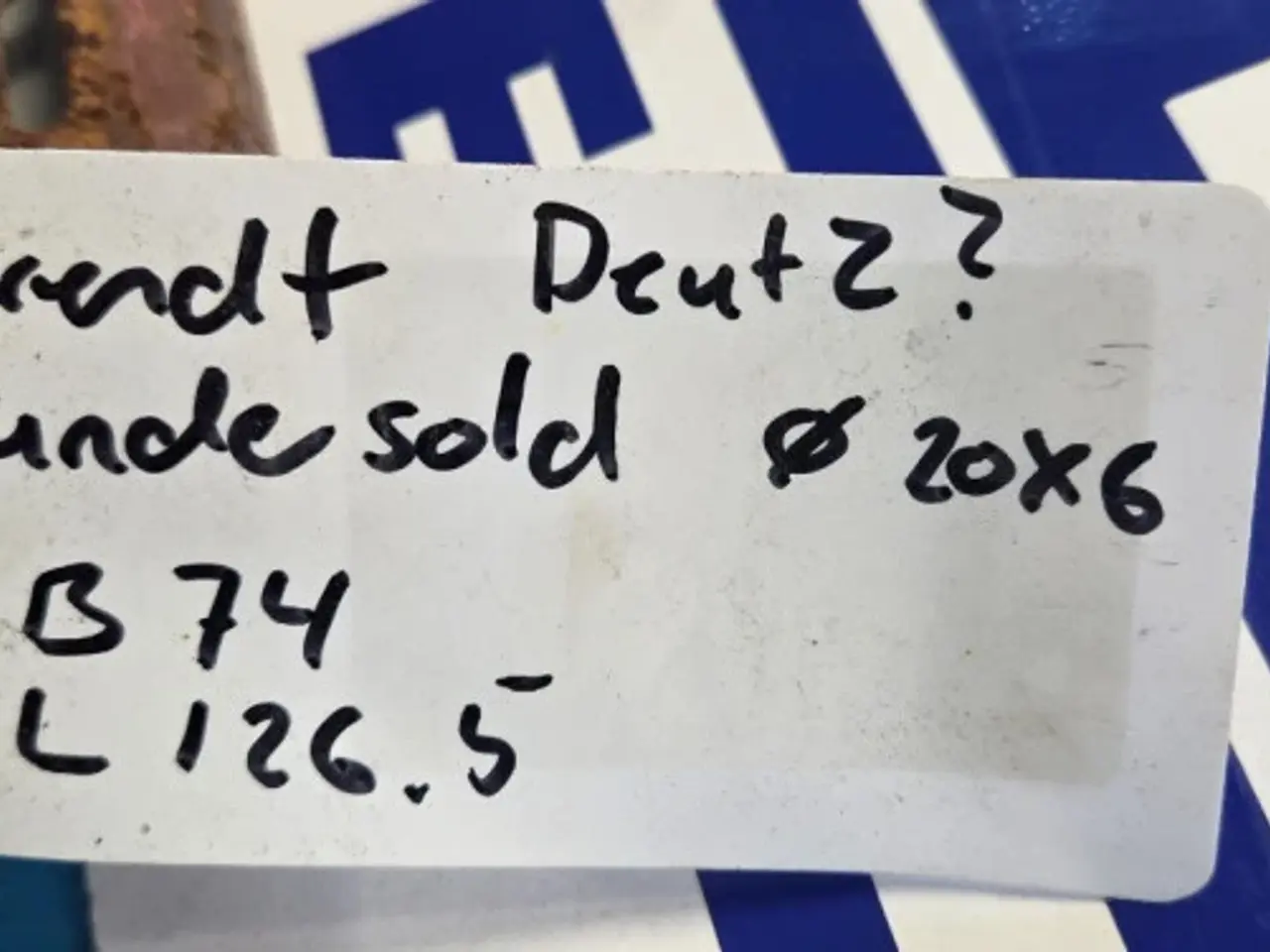 Billede 13 - Deutz Undersold Ø20x6