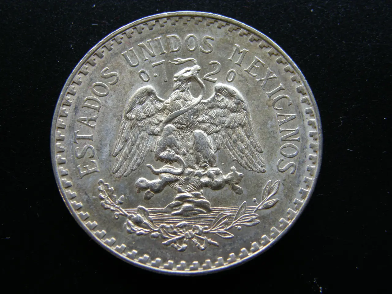 Billede 2 - Mexico 1 Peso 1934 Sølv. KM#455