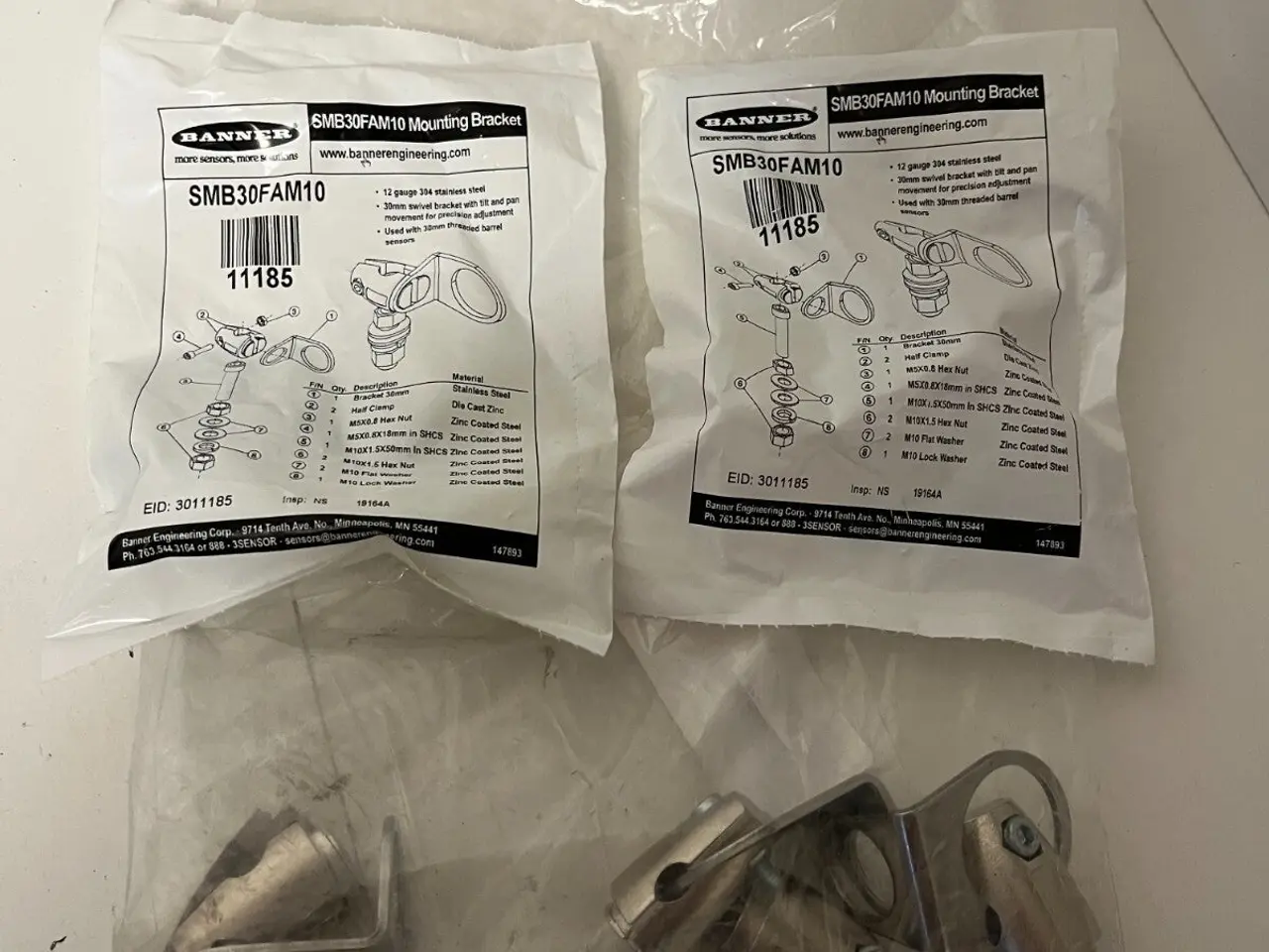 Billede 7 - Banner Engineering SMB30FAM10 Sensor Mounting - of