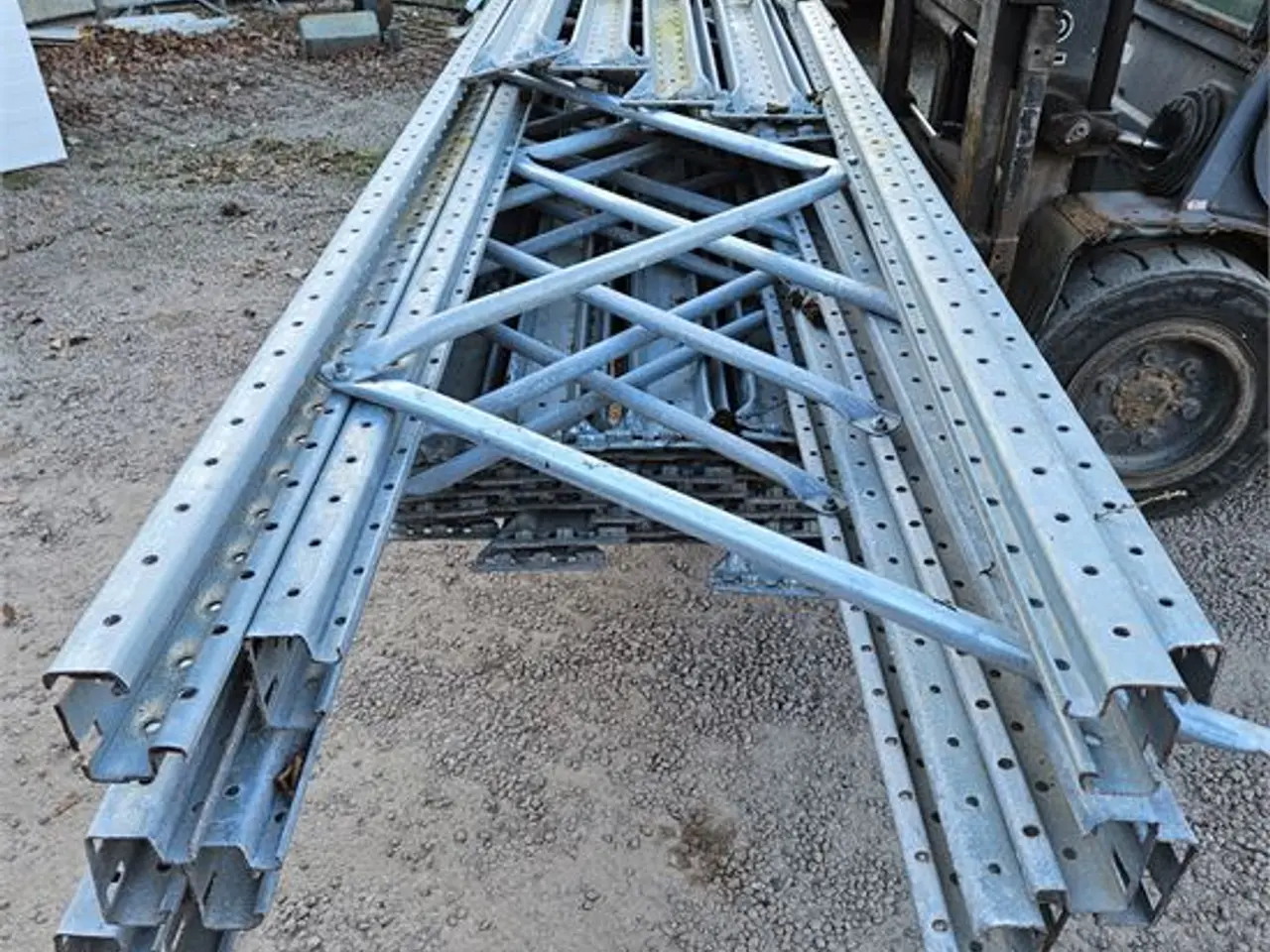 Billede 2 - ABC PR5-4500 - Galvaniserede pallereoler / Galvanized pallet racks