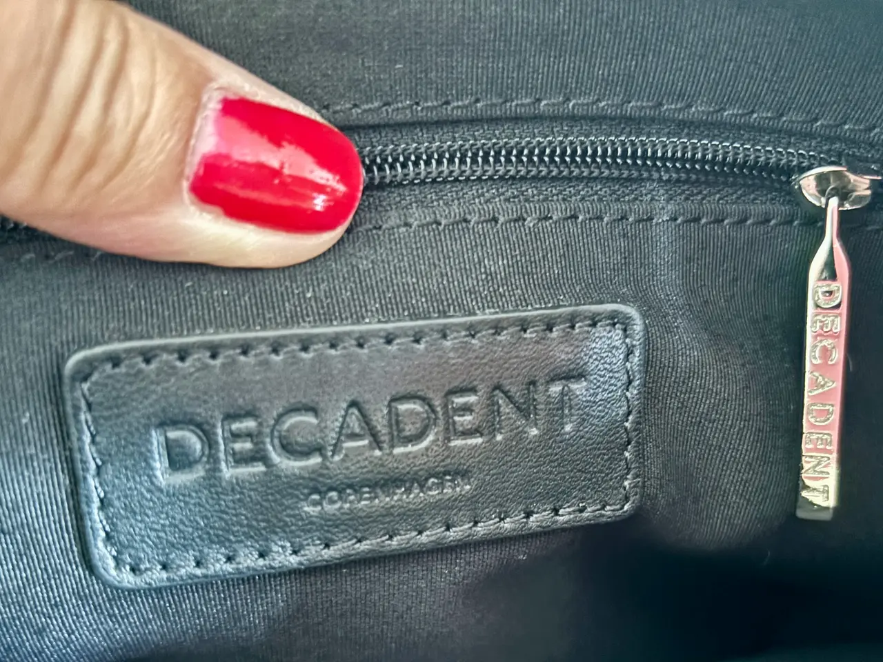 Billede 5 - Decadent, Jessie sort skindtaske