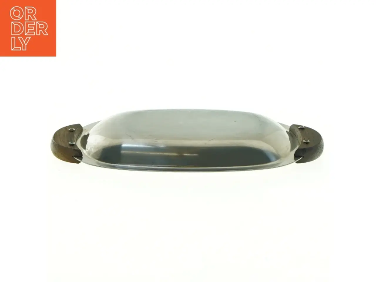 Billede 2 - Metalfad med træhåndtag (str. 17 x 11,5 cm)