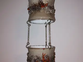Retro lampe/urtepotte