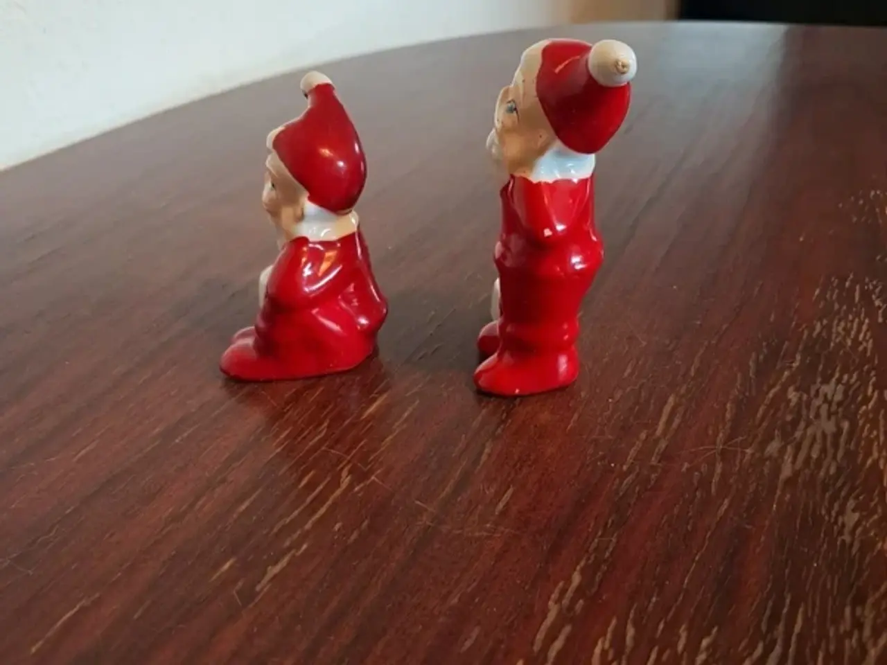 Billede 2 - To retro julemandsfigurer til lys