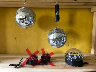 Disco kugler, lys mm.