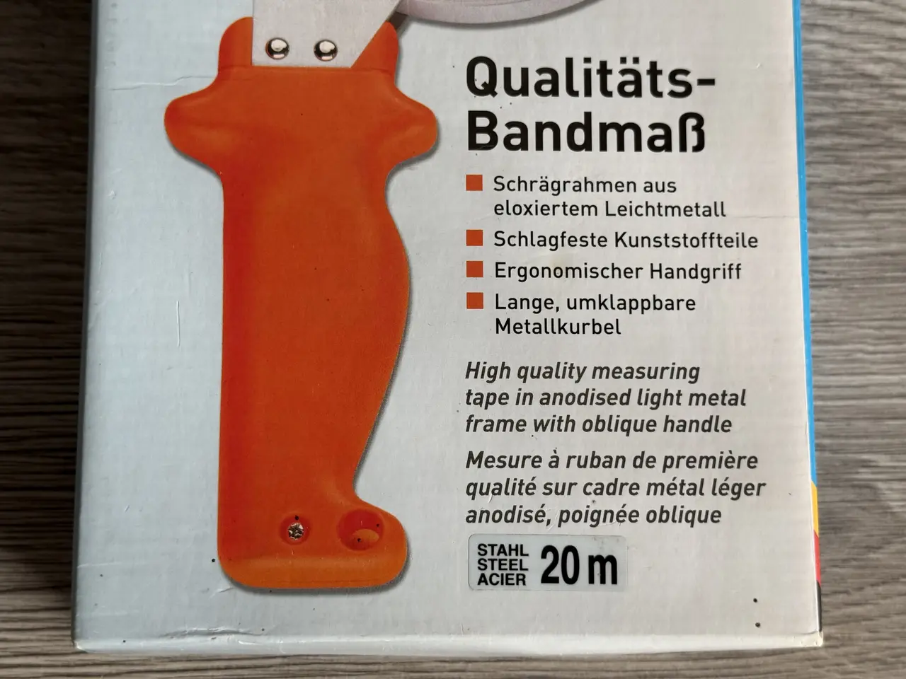 Billede 3 - Nyt Diesella Tank båndmål 20mx13 mm rustfri