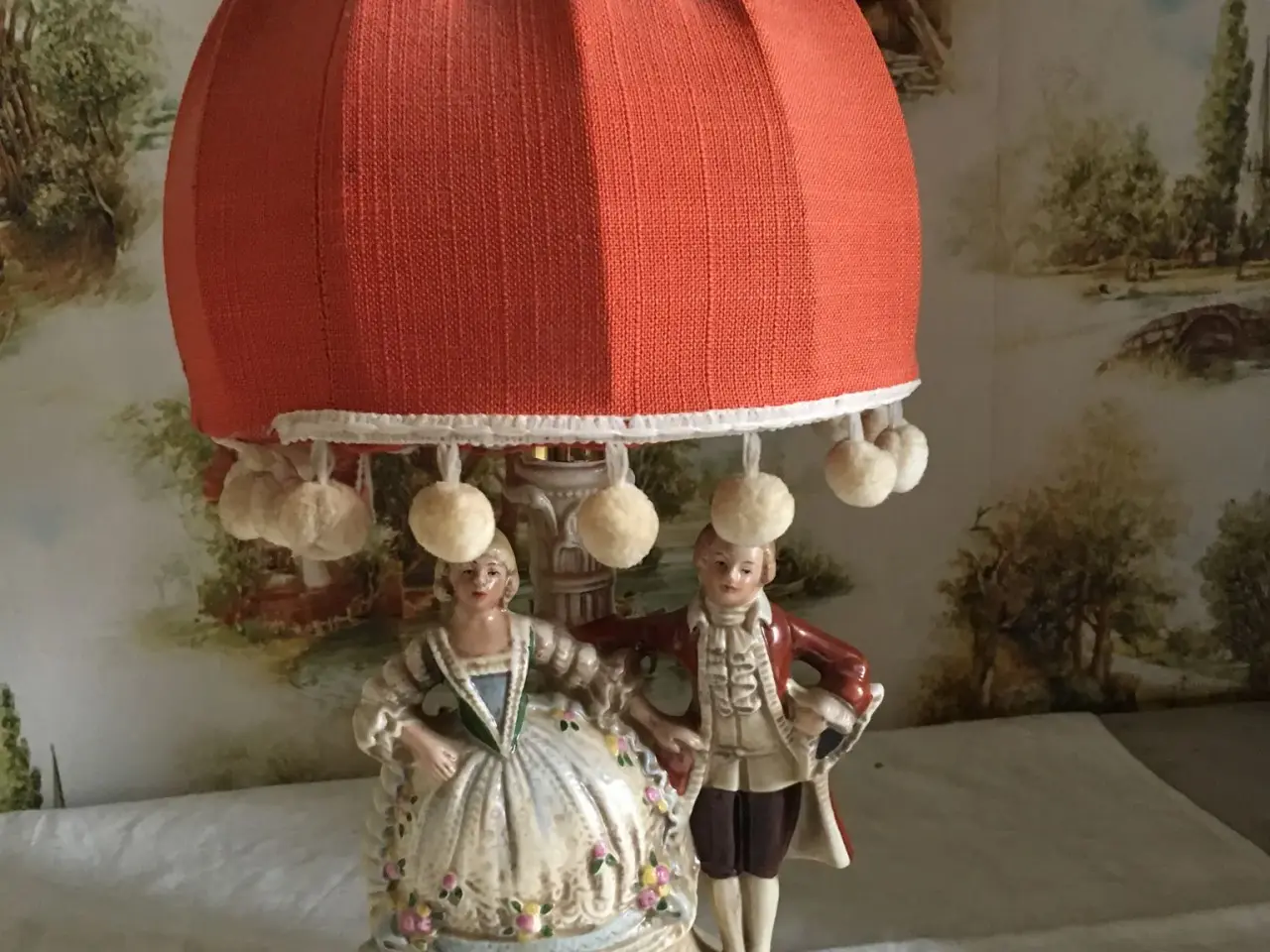 Billede 3 - Porcelænsbordlampe