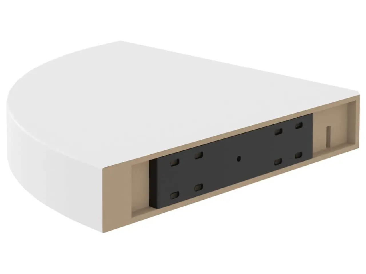 Billede 7 - Hjørnehylder 4 stk. 25x25x3,8 cm MDF hvid